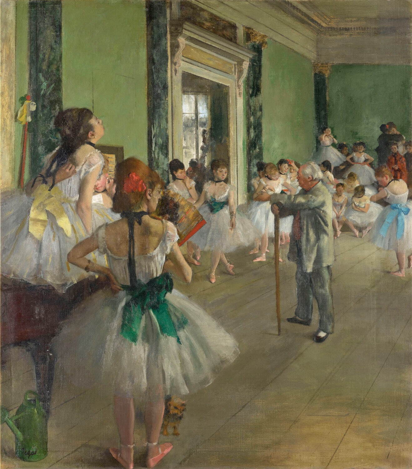 エドガー・ドガ《バレエの授業》1873-76年　オルセー美術館
Photo © RMN-Grand Palais (musée d