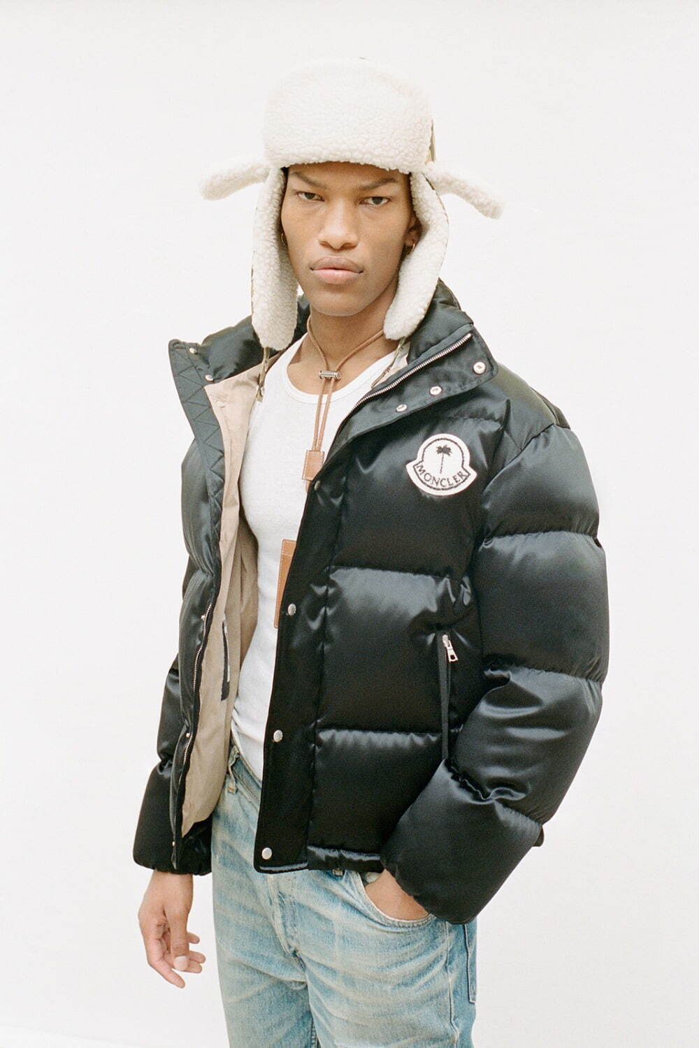 2023正規激安】 MONCLER MONCLER × PALM ANGELS モンクレール ナイロンパンツ 44の通販 by てつぬきち's  shop｜モンクレールならラクマ