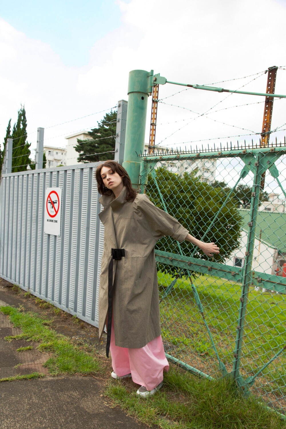 フラマー 2022年春夏｜ スタンド/ノーカラーコート