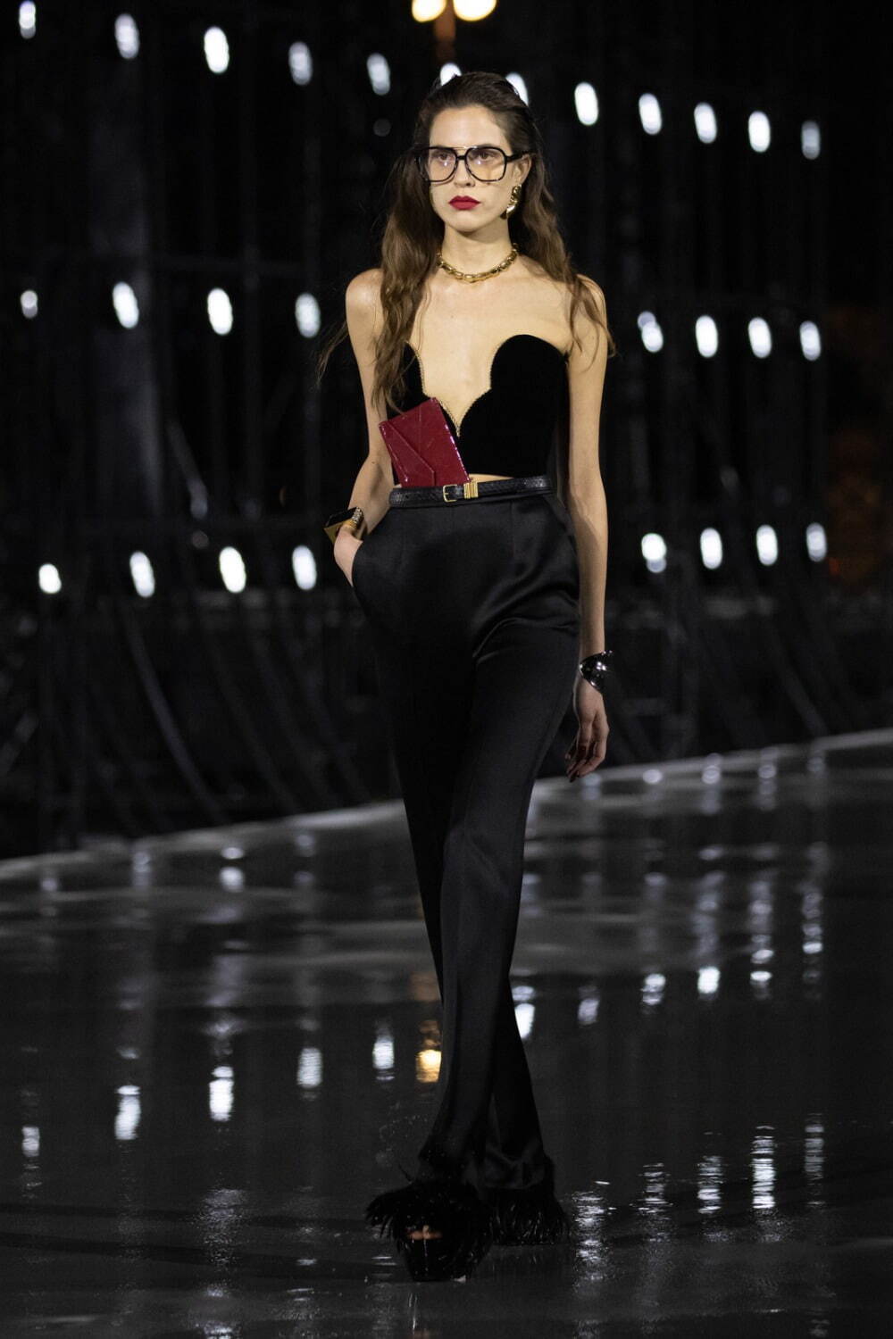 サンローラン(Saint Laurent) 2022年春夏ウィメンズコレクション  - 写真48