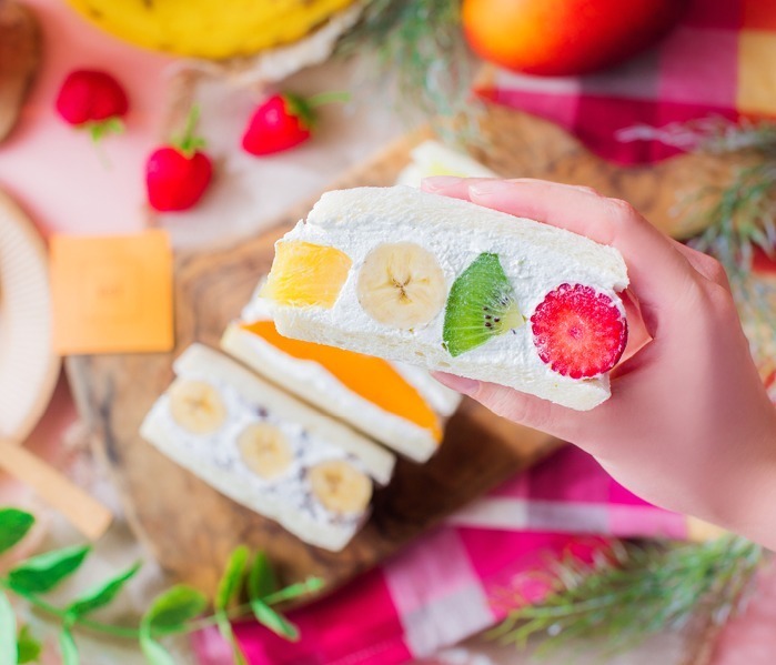 ＜フルーツボックス代官山＞旬の4種が贅沢に！Fruits Boxサンド 651円
※店頭販売のみ