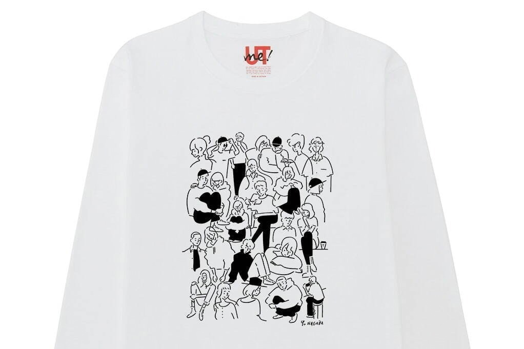 ユニクロ×長場雄の限定Tシャツ「新宿」の街に集う人々がモチーフ、パーカやトートバッグも - ファッションプレス