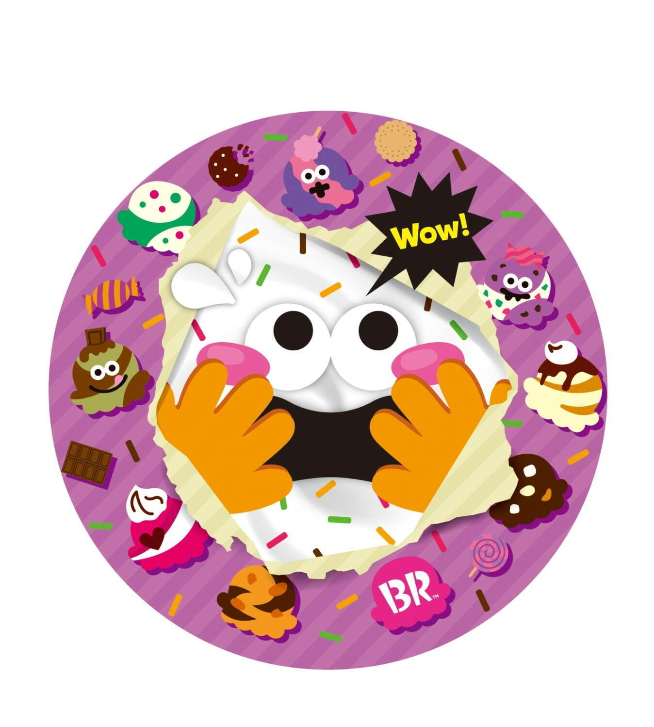 サーティワンのハロウィン2021、“お菓子の宝石箱”着想の紫芋アイスクリーム＆“モンスター”サンデー｜写真10