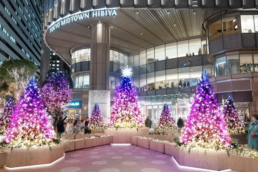 日比谷“魔法のようなグラデカラー”イルミネーション2021、東京ミッドタウン日比谷にクリスマスツリー｜写真6