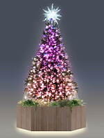 日比谷“魔法のようなグラデカラー”イルミネーション2021、東京ミッドタウン日比谷にクリスマスツリー｜写真5