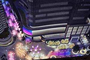 日比谷“魔法のようなグラデカラー”イルミネーション2021、東京ミッドタウン日比谷にクリスマスツリー｜写真3