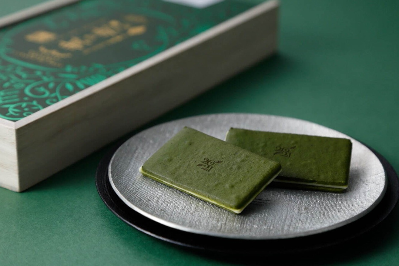 日本茶｜京都北山 マールブランシュ“口切のお濃茶”を使った特別なラングドシャ「贅沢茶の菓」予約・数量限定で