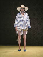 アンダーカバー 2022年春夏ウィメンズコレクション - 滲む色彩、感情を物語る水彩画｜写真8