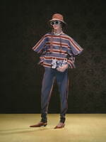 アンダーカバー 2022年春夏ウィメンズコレクション - 滲む色彩、感情を物語る水彩画｜写真16