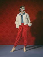 アンダーカバー 2022年春夏ウィメンズコレクション - 滲む色彩、感情を物語る水彩画｜写真27