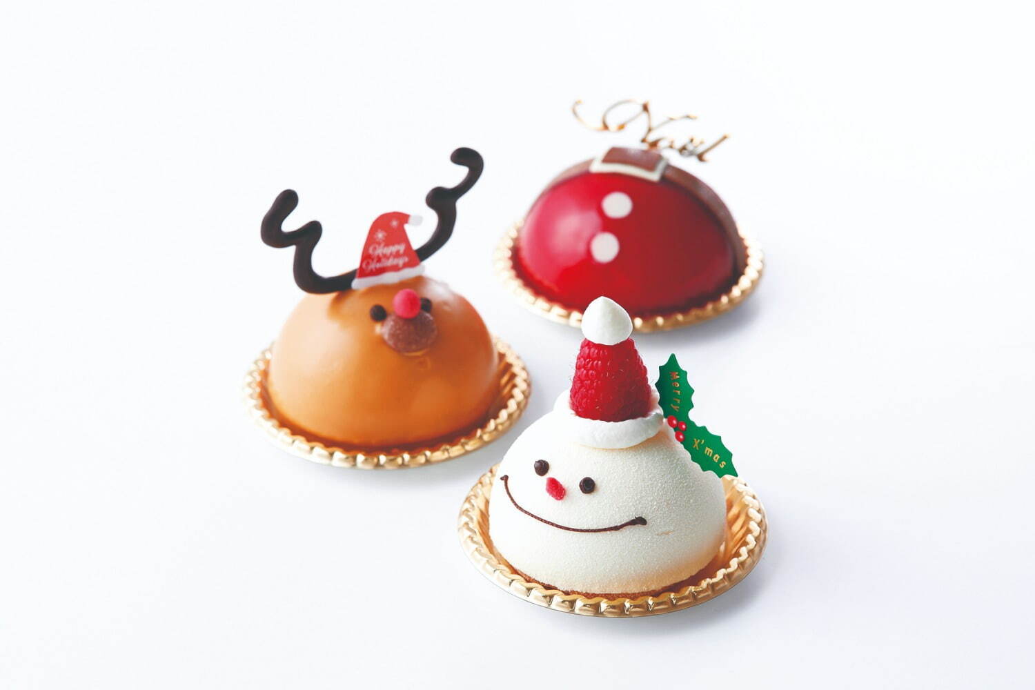横浜ロイヤルパークホテルのクリスマスケーキ2021、ブッシュドノエル＆雪だるまを乗せたチョコケーキ｜写真6