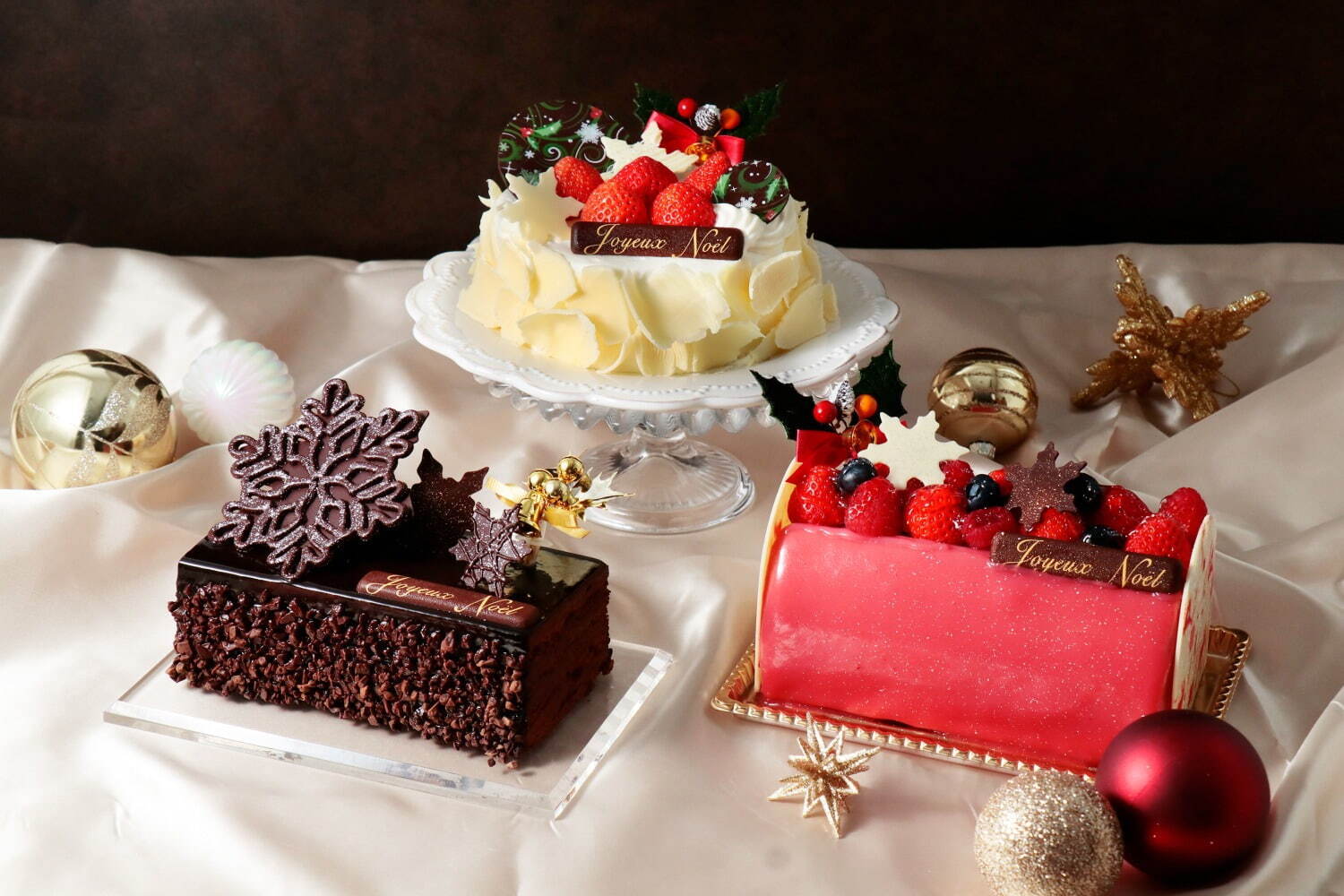 ブッシュ ド ノエルや濃厚チョコケーキなどクリスマスケーキも