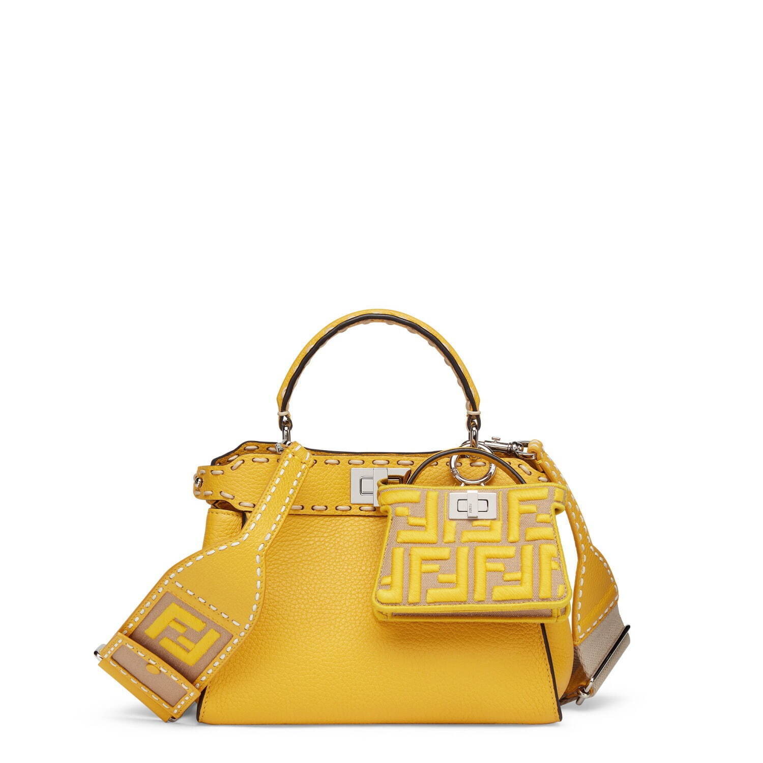 FENDI 2021年春夏　ピーカブー　スモール　黄色