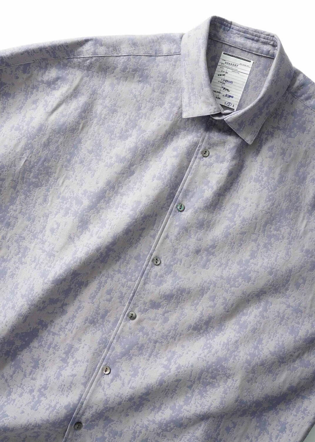 シャリーフ 2021秋のおすすめ新作メンズシャツ、抽象柄ジャカードや“光