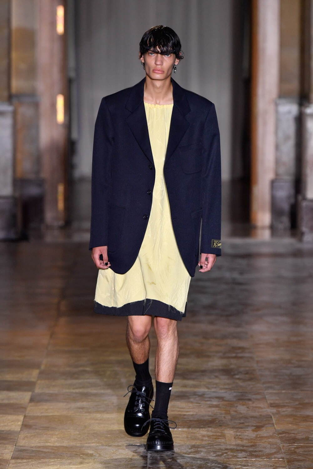 RAF SIMONS ラフシモンズ 22SS Skirt with single pleat Solemn