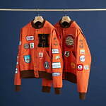 キグリーのユナイテッドアローズ＆サンズ別注スタジアムジャンパー、ダメージ加工×オレンジカラーで｜写真8