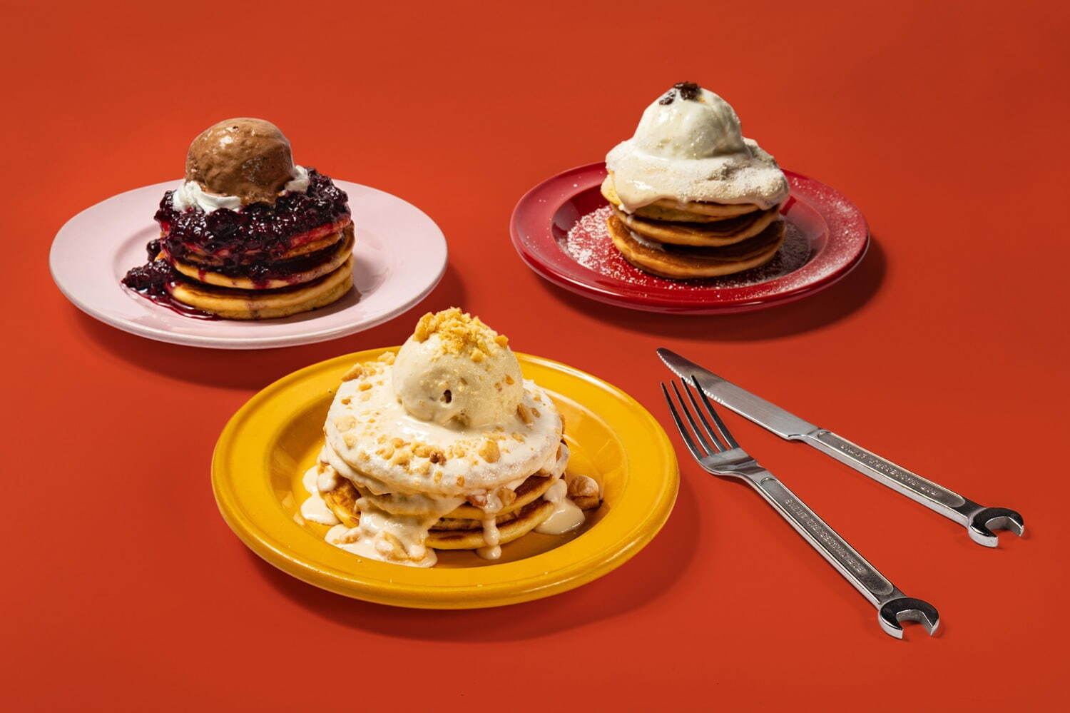 ディーゼルの グロリアスチェーンカフェ 渋谷 とろけるアイス の秋限定メルティング パンケーキ ファッションプレス