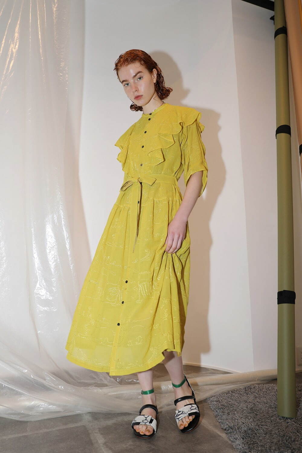 カミシマチナミ イエロー(KAMISHIMA CHINAMI YELLOW) 2022年春夏ウィメンズコレクション  - 写真10