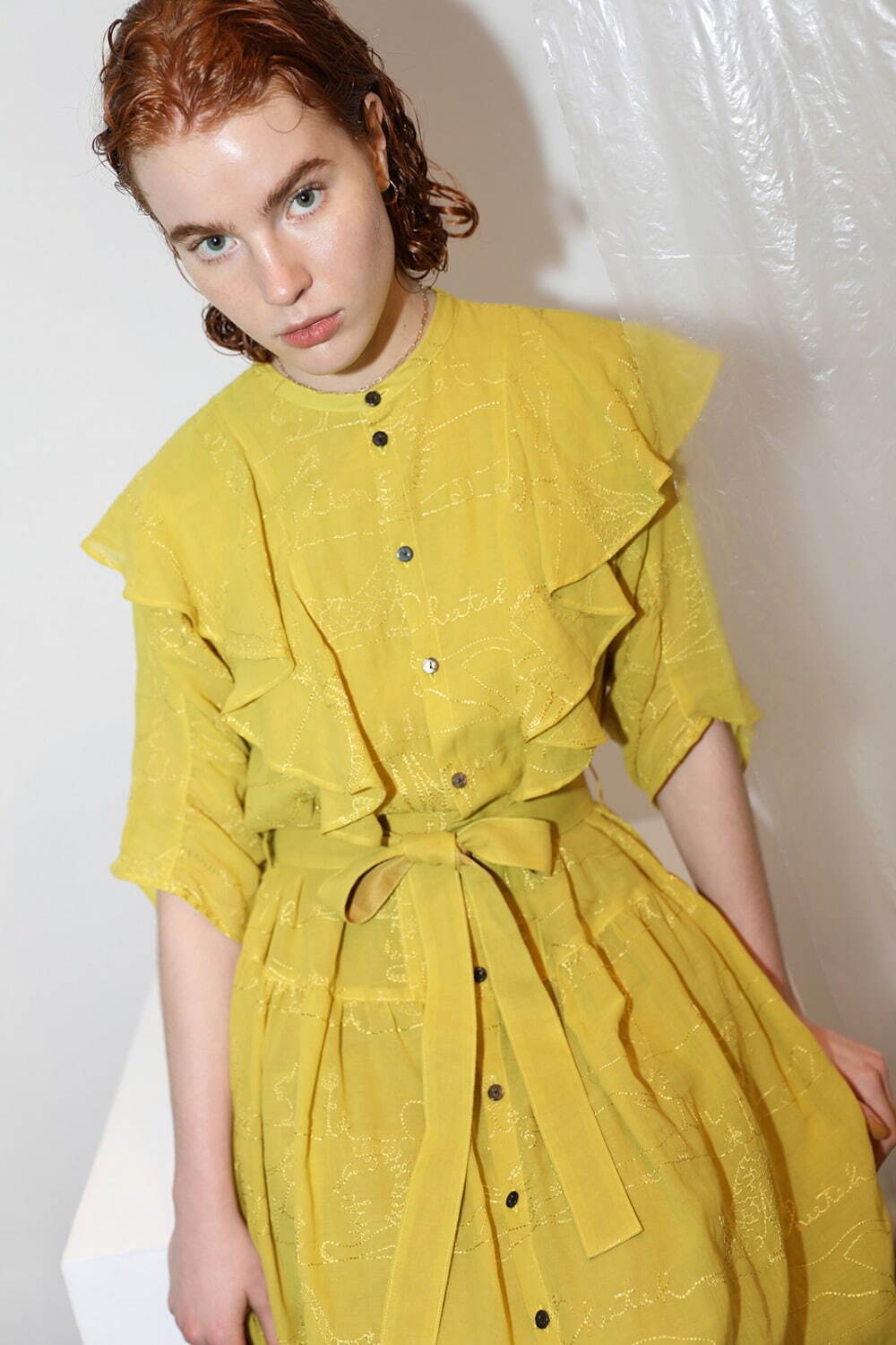 カミシマチナミ イエロー(KAMISHIMA CHINAMI YELLOW) 2022年春夏ウィメンズコレクション  - 写真11