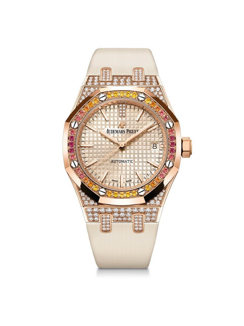 オーデマ ピゲの新作腕時計、ダイヤモンドとカラフルなジェムストーンを配したゴージャスな2型｜写真1
