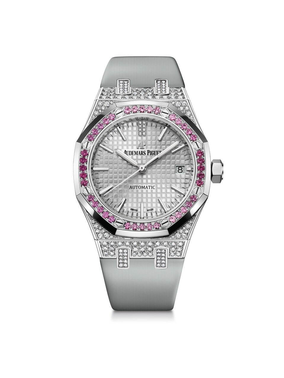 オーデマ ピゲの新作腕時計、ダイヤモンドとカラフルなジェムストーンを配したゴージャスな2型｜写真2