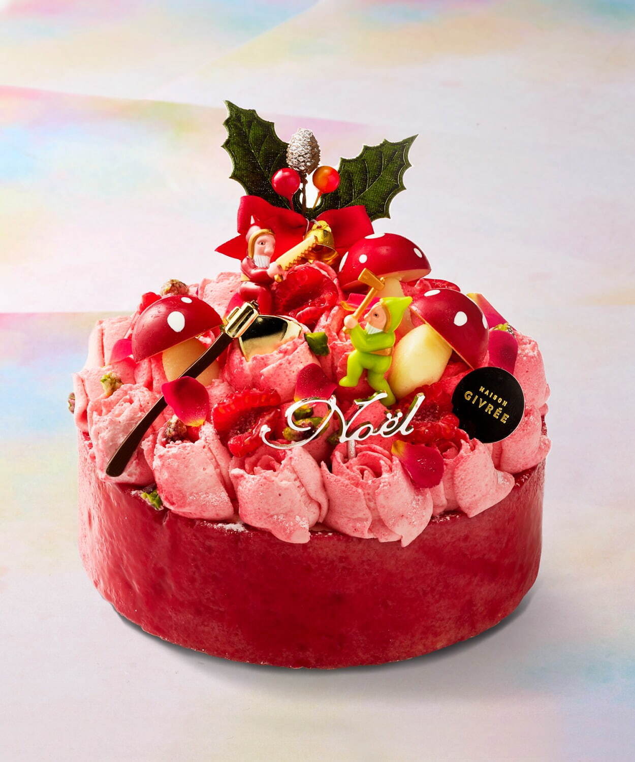 伊勢丹新宿店の2021年クリスマスケーキ、“虹色”帽子のスノーマンケーキ＆もこもこ雲のムースケーキ｜写真17