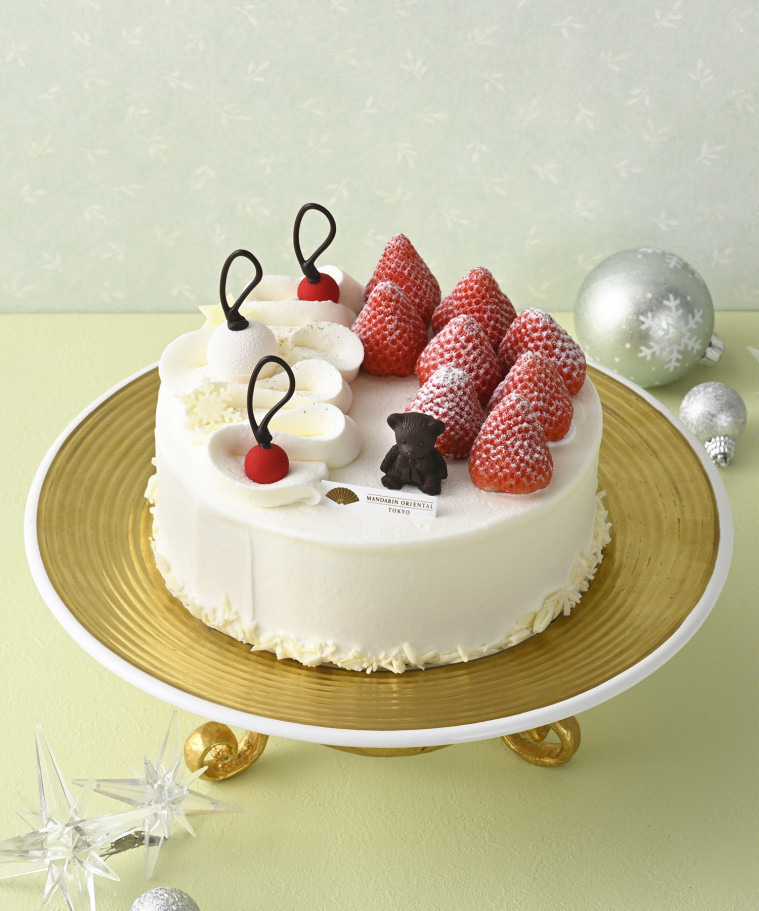 日本橋三越本店の21年クリスマスケーキ バラ や 食べる宝石 ミガキイチゴ のショートケーキ ファッションプレス