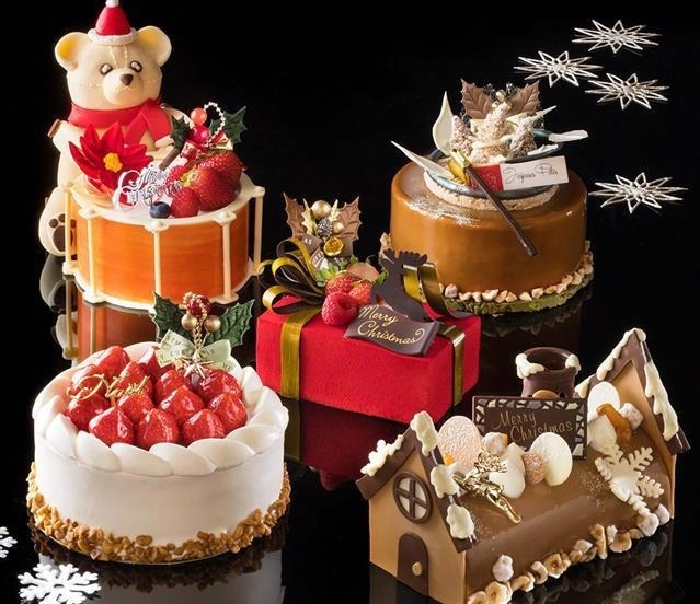 横浜ベイホテル東急 21年クリスマスケーキ、“太鼓を叩くクマ”のチョコレートケーキなど｜写真1