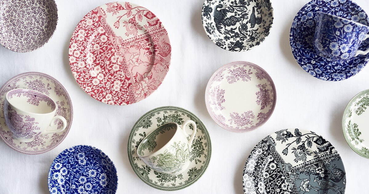アフタヌーンティー リビングで英国陶磁器バーレイの食器が発売 日本未展開のアーカイブ柄も ファッションプレス
