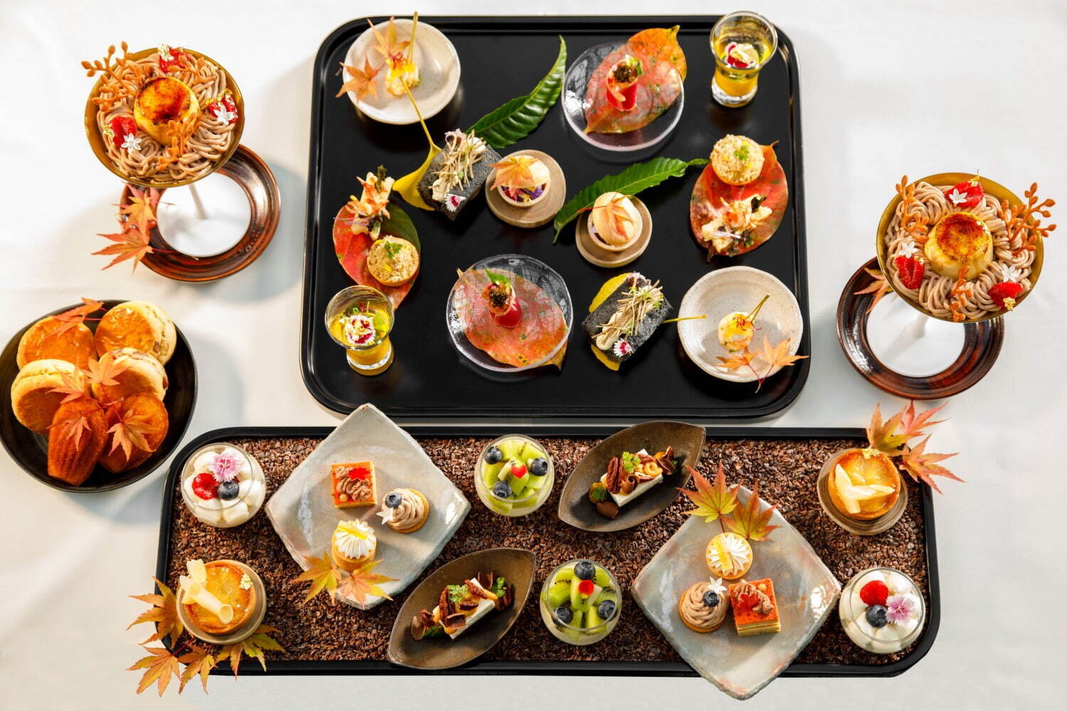 サヴァラン｜パーク ハイアット 東京の秋アフタヌーンティー、“マロン”クレームブリュレや“トリュフ”サンド