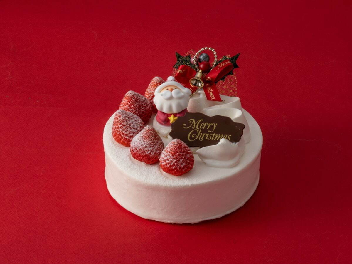 大阪新阪急ホテル21年クリスマスケーキ キャンプするサンタを描いた ストーリー仕立て のケーキ ファッションプレス