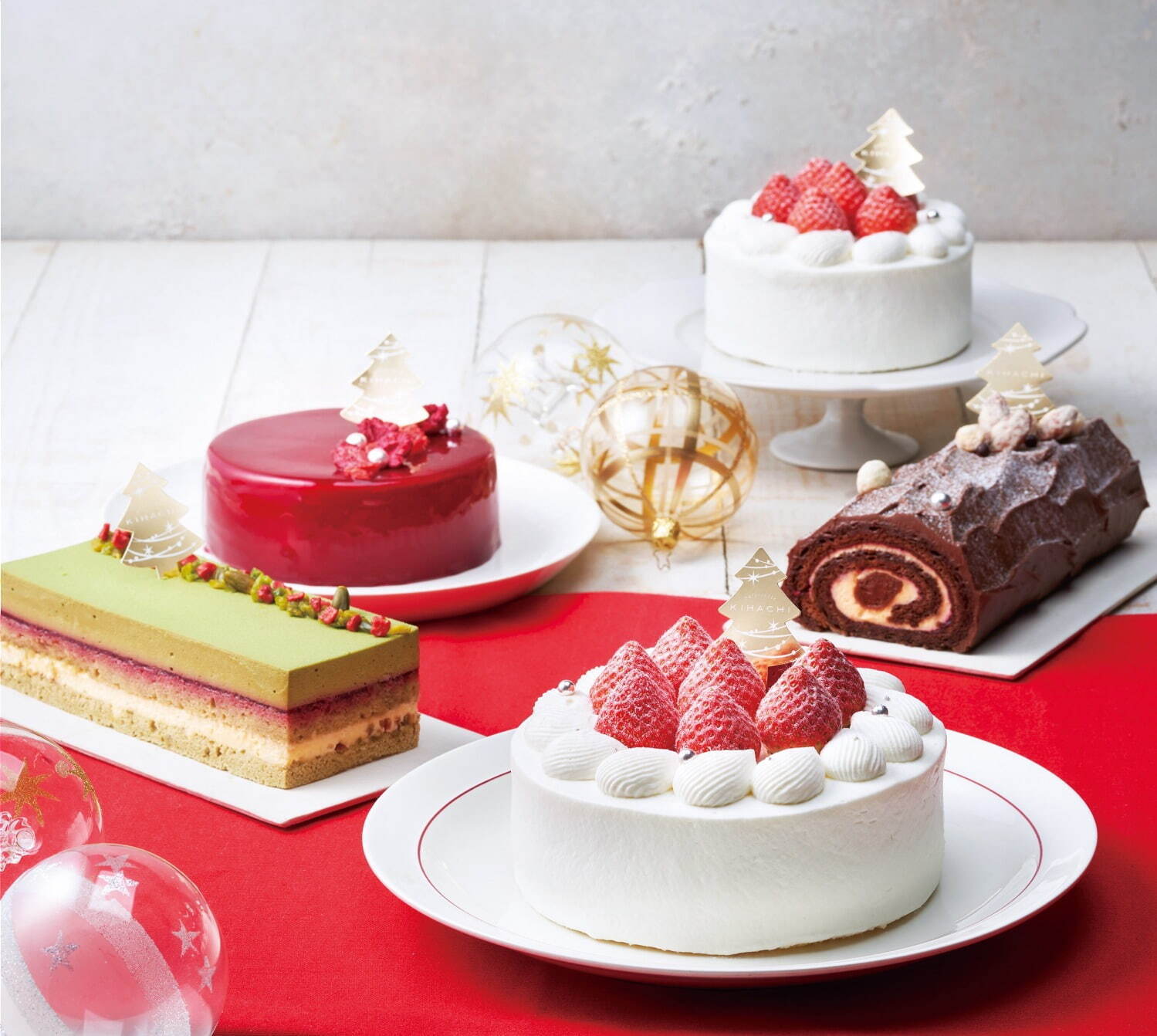 パティスリー キハチのクリスマスケーキ21 ベリー尽くし の真っ赤なケーキなど ファッションプレス