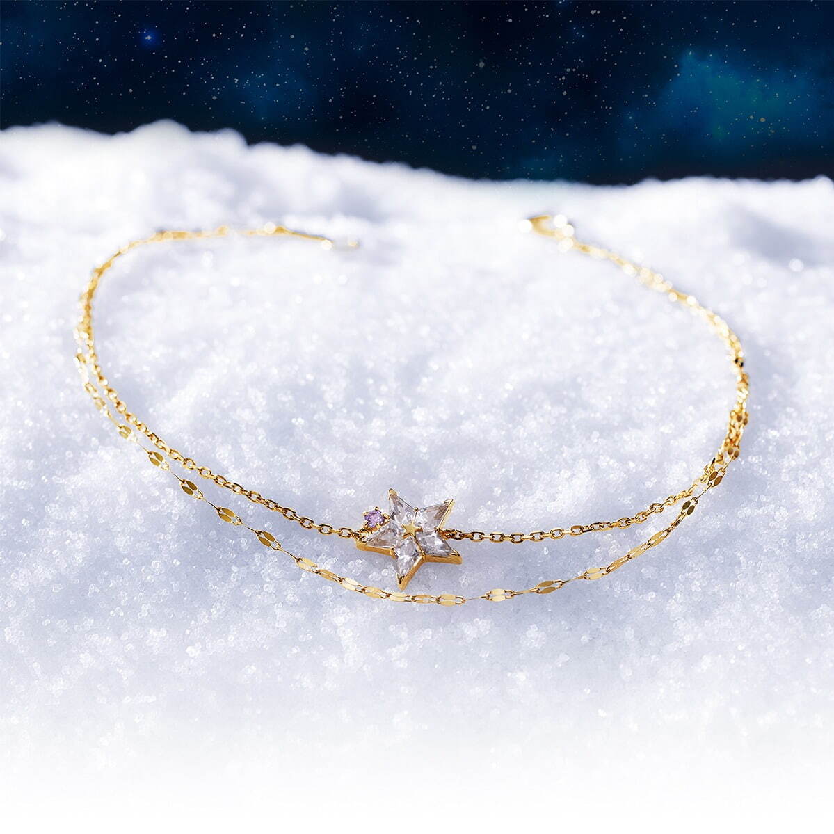 4℃の2021年クリスマスジュエリー、エメラルド＆トパーズ煌めく“星”ネックレスやリングなど｜写真9