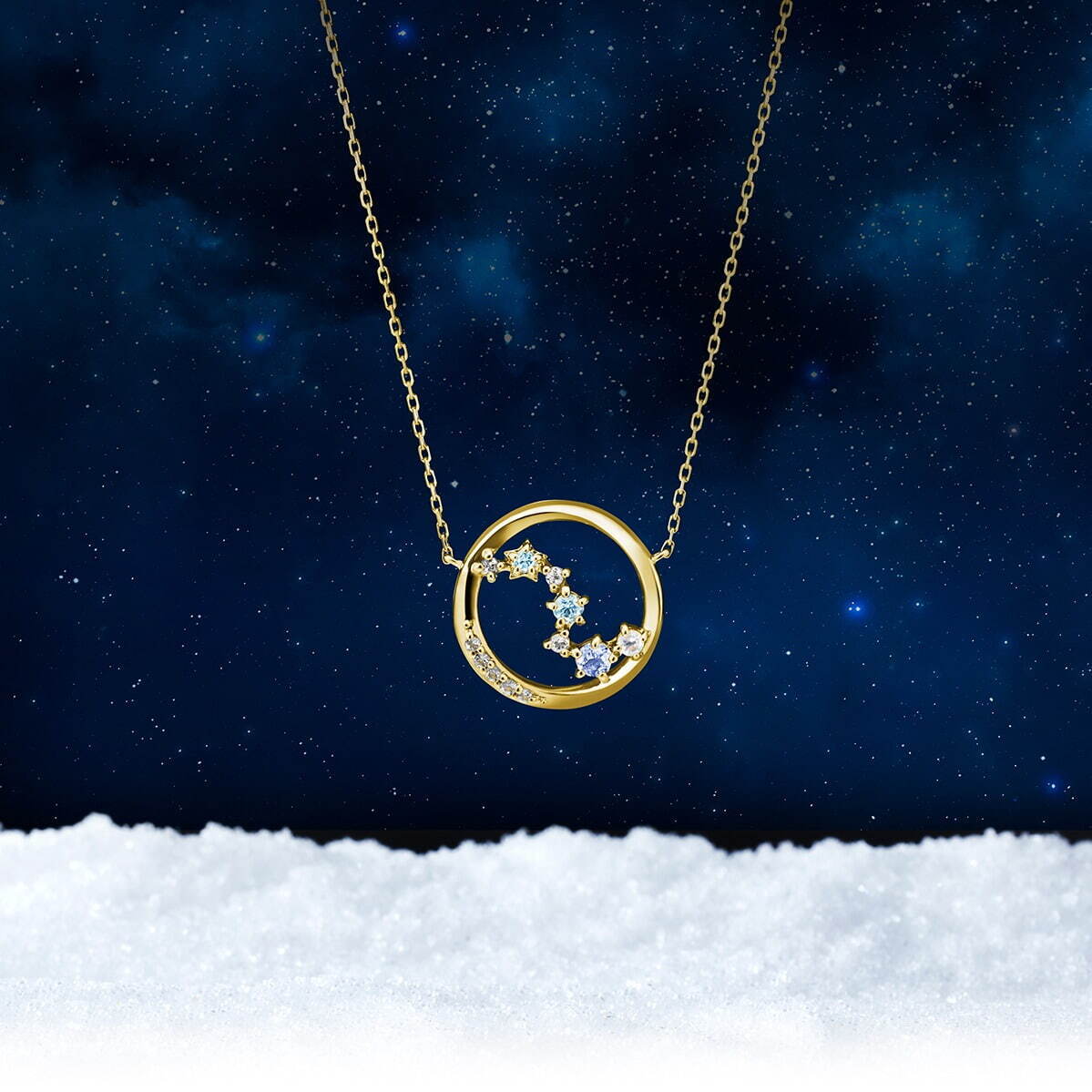4℃の2021年クリスマスジュエリー、エメラルド＆トパーズ煌めく“星”ネックレスやリングなど｜写真16