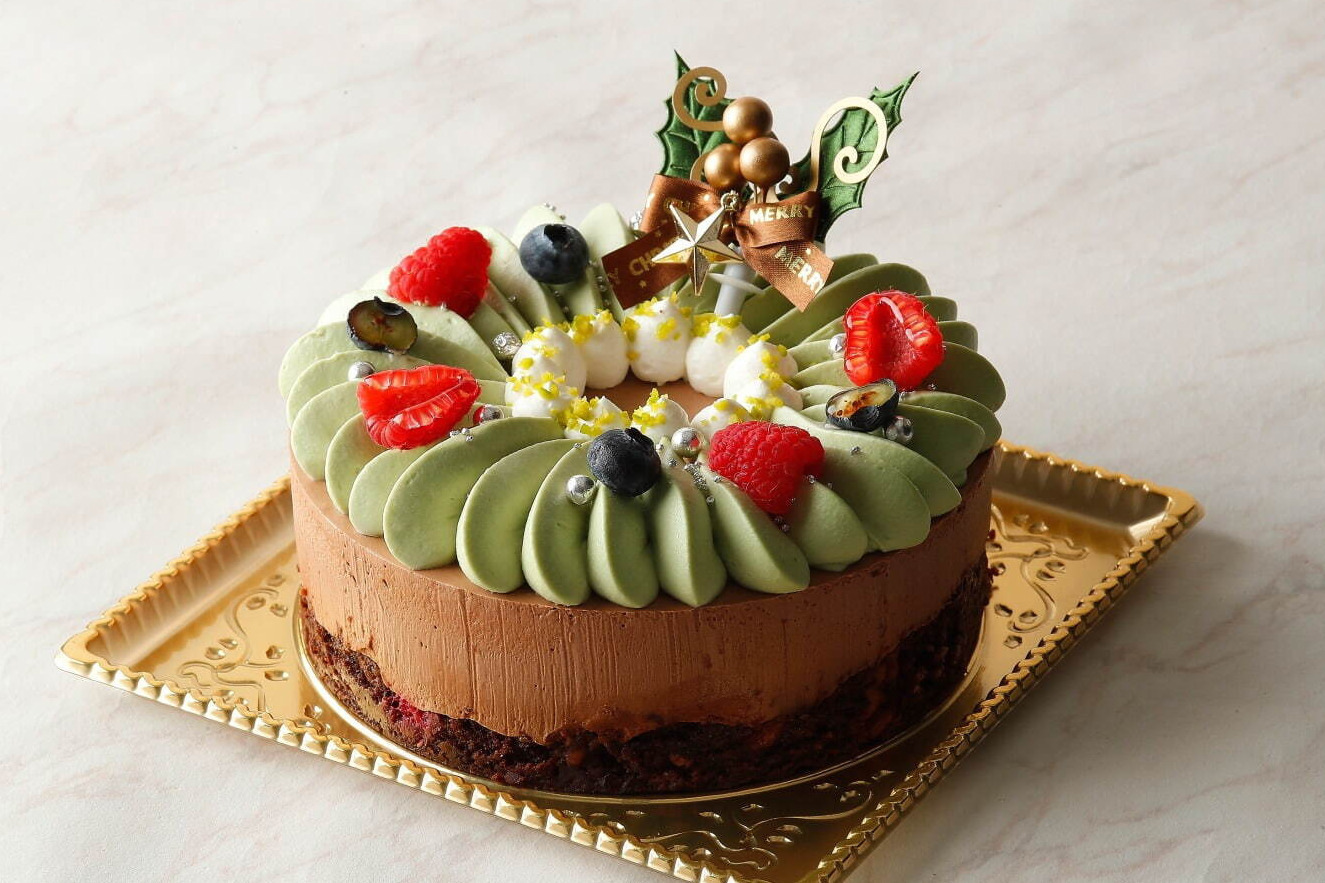 クリスマスケーキ2021年特集＜横浜人気ホテル＞苺たっぷり高級ショートケーキやリース型チョコケーキ