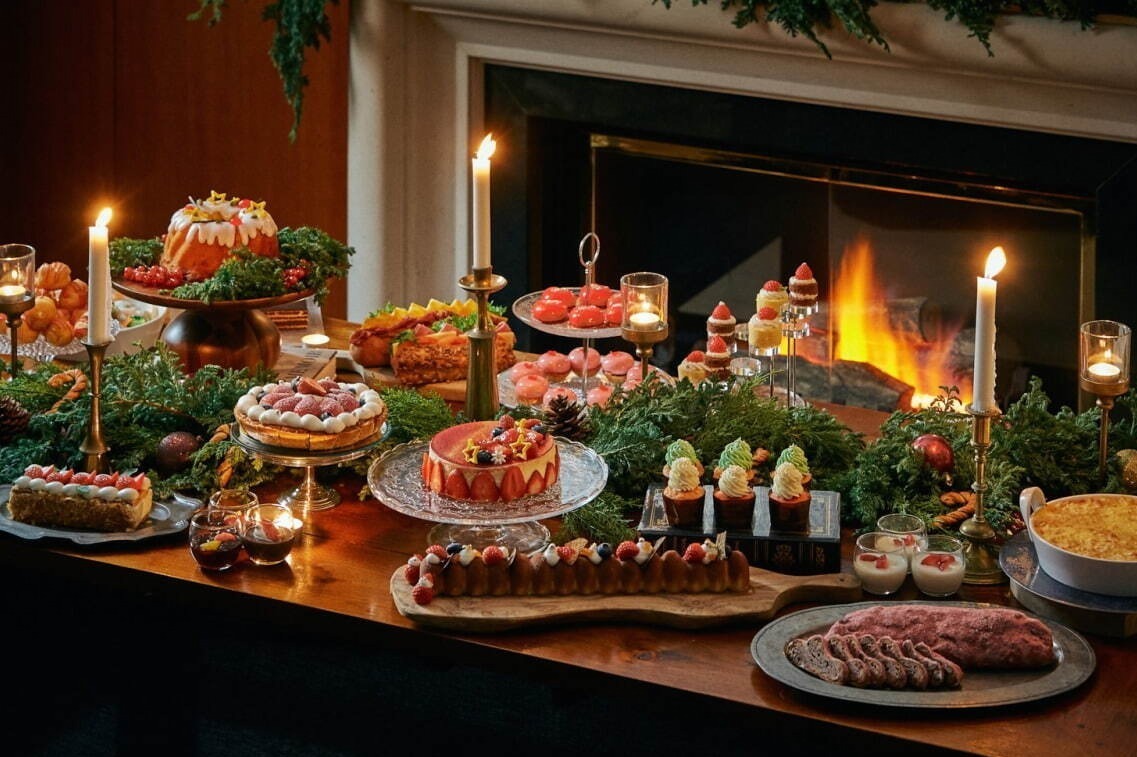 お台場｜ヒルトン東京お台場“ハートウォーミング”な苺スイーツビュッフェ、フェスティブシーズン限定で