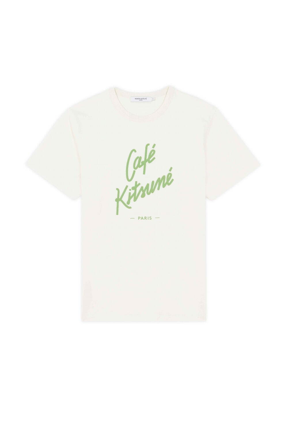 メゾン キツネ手掛けるカフェ キツネのTシャツやスウェット、抹茶やコーヒー着想カラー＆ロゴを配して｜写真1