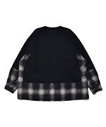 オールドパークとマインデニム“古着を再構築”したコラボウェア、デニム×チェックマフラーのポンチョなど｜写真16