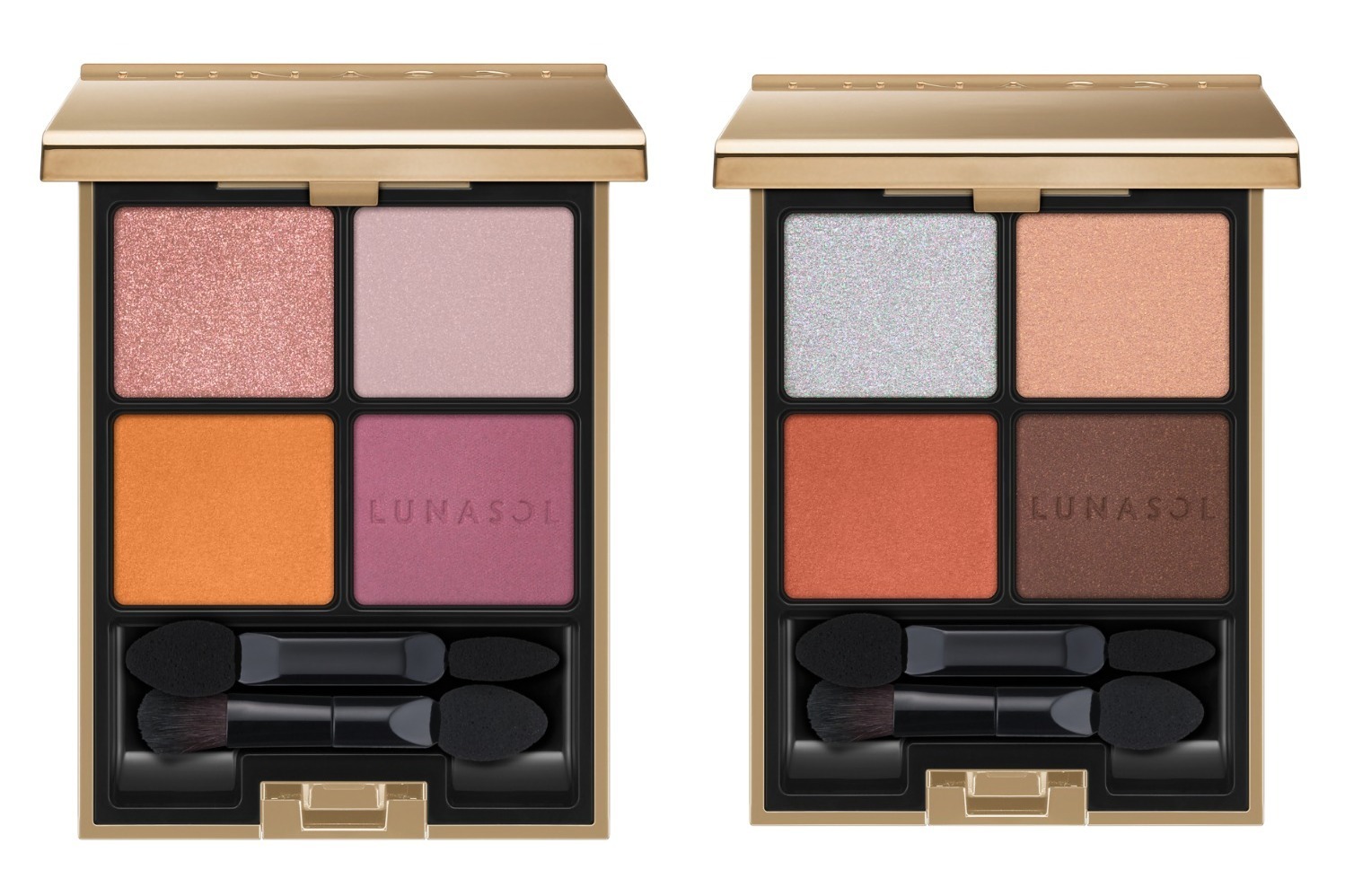 バーガンディ｜ルナソル2022年春コスメ、“心の底を描く”エモーショナルな4色アイパレ＆血色感チーク