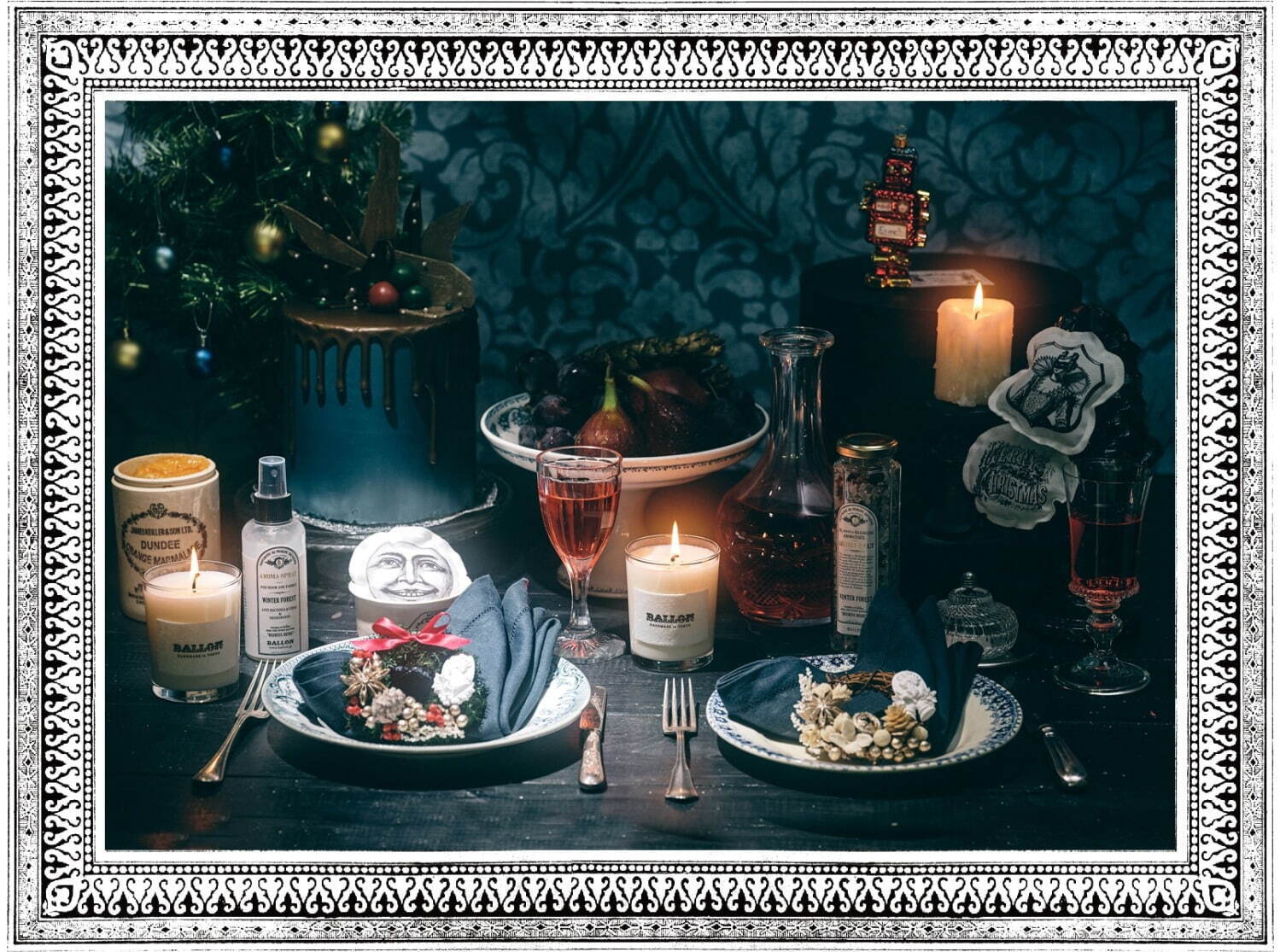 バロン21年クリスマス限定アロマ 森の中で飲むホットワイン 香るキャンドルなど ファッションプレス