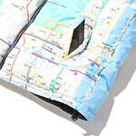 ファーストダウン×アトモス、東京＆NYの地下鉄路線図柄ダウンジャケット - リバーシブル仕様で｜写真19