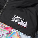 ファーストダウン×アトモス、東京＆NYの地下鉄路線図柄ダウンジャケット - リバーシブル仕様で｜写真4