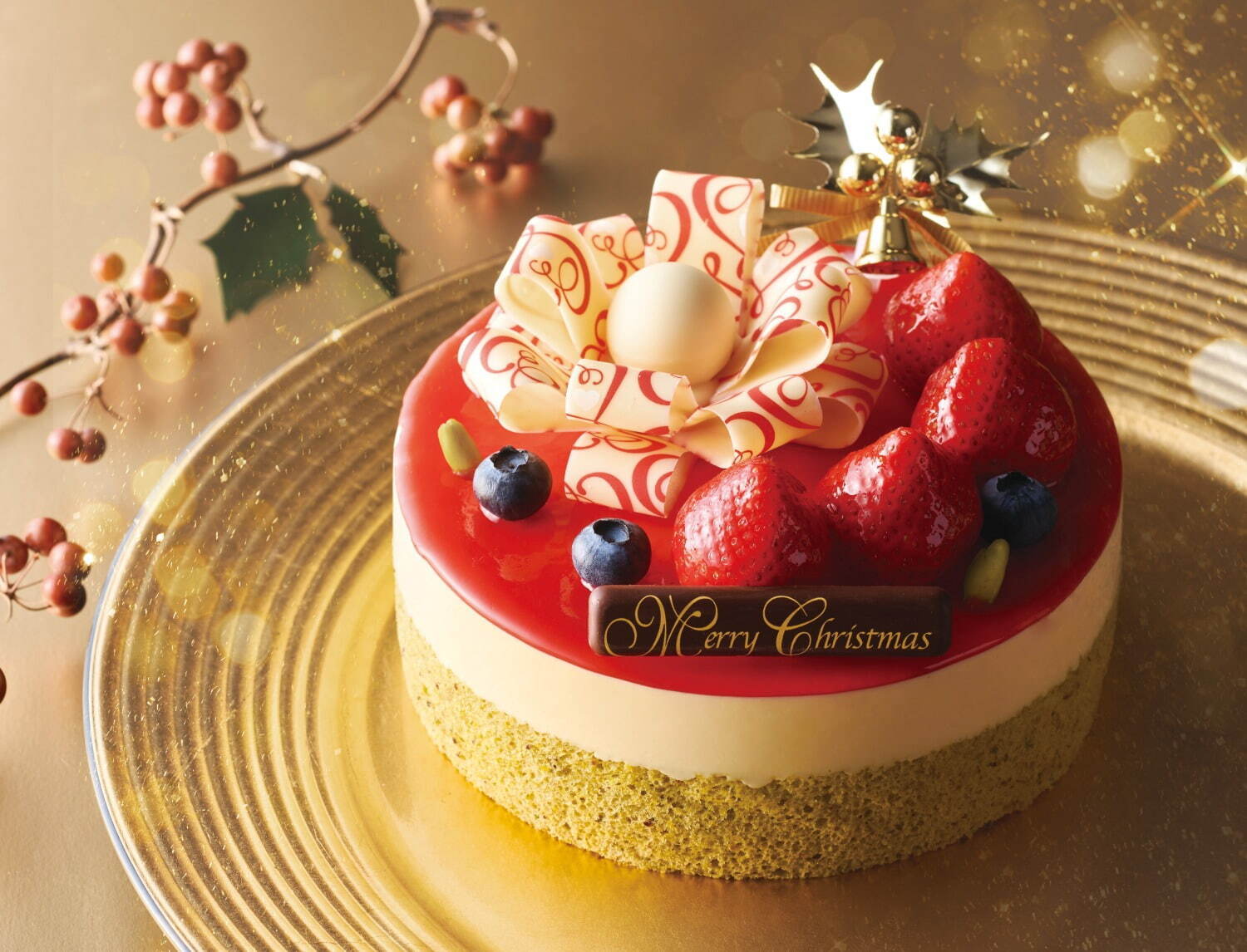 アンテノールのクリスマスケーキ2021、二段重ね贅沢ベリームース&"サンタのお菓子の家"など｜写真3