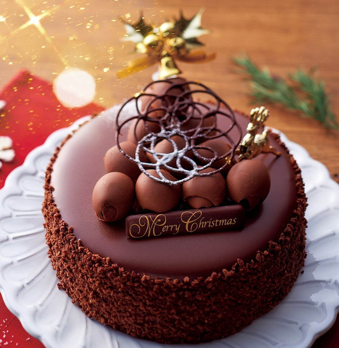 アンテノールのクリスマスケーキ2021、二段重ね贅沢ベリームース&"サンタのお菓子の家"など｜写真10