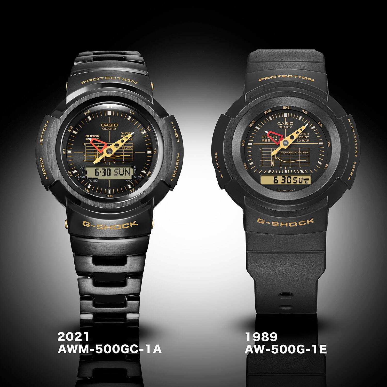 G-SHOCK×PORTER限定モデルプライスタグ付AWM-500GC-1AJR