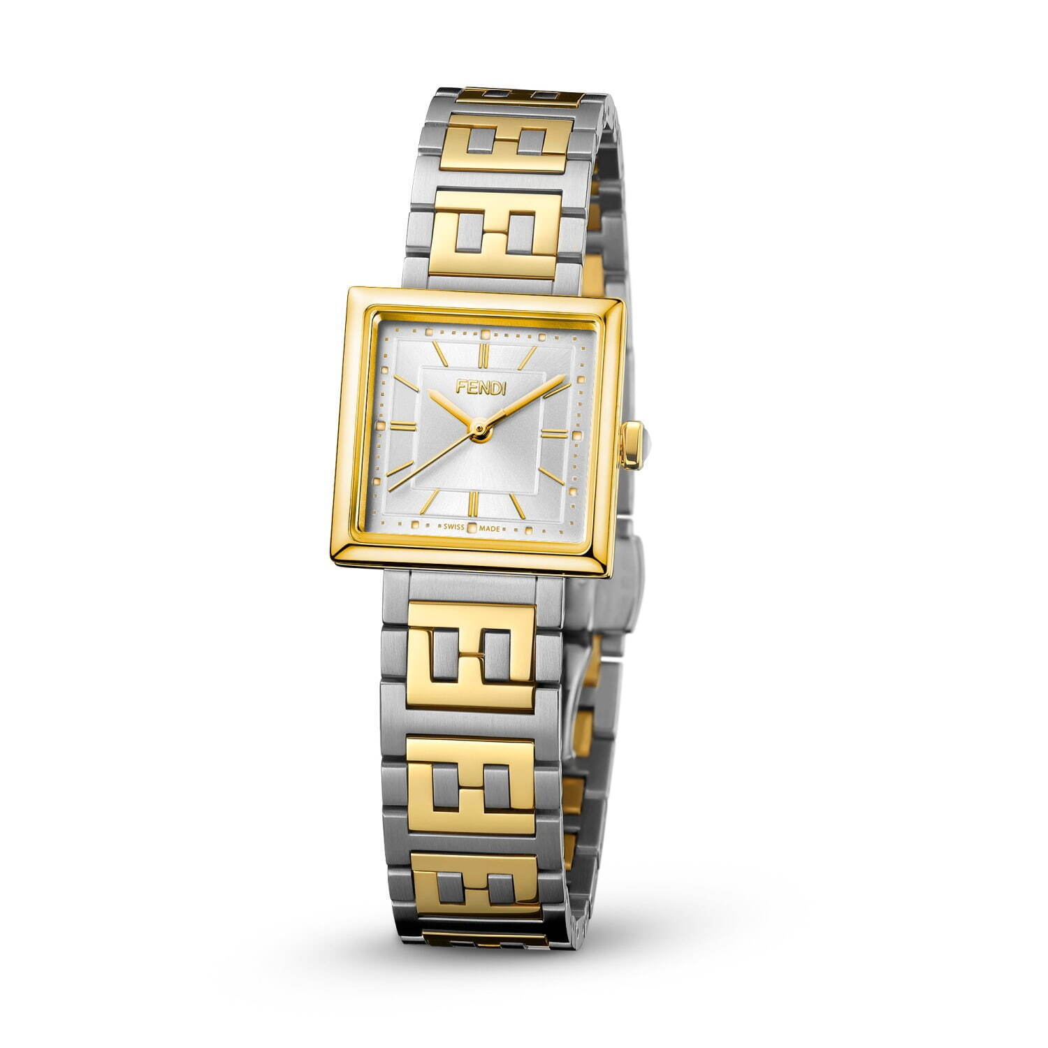 フェンディ“スクエアケース”の新作腕時計、ブラックマザーオブパールや 