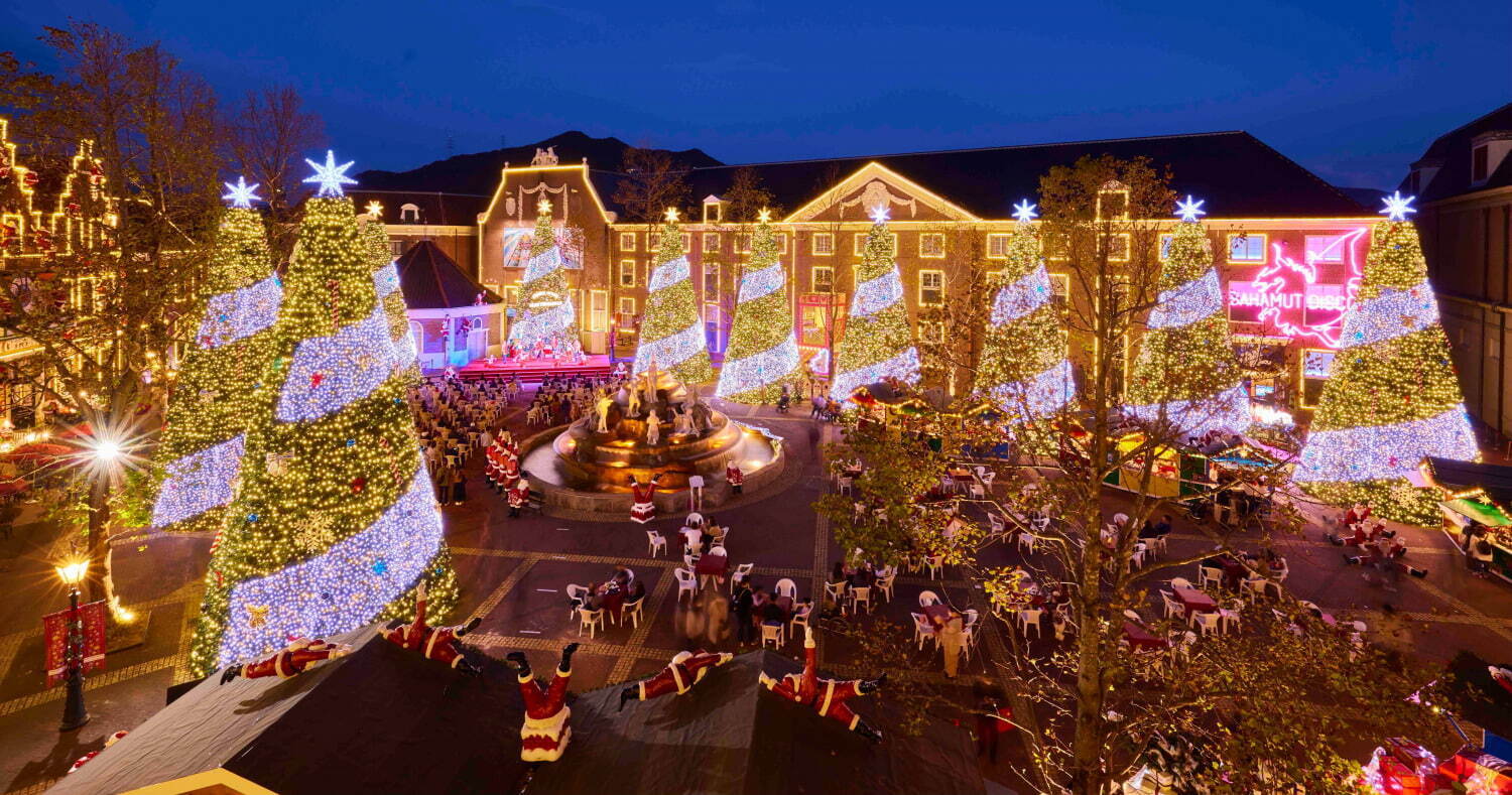 長崎・ハウステンボス「光の街のクリスマス」“白銀”イルミネーションや花火、クリスマスマーケットも｜写真3