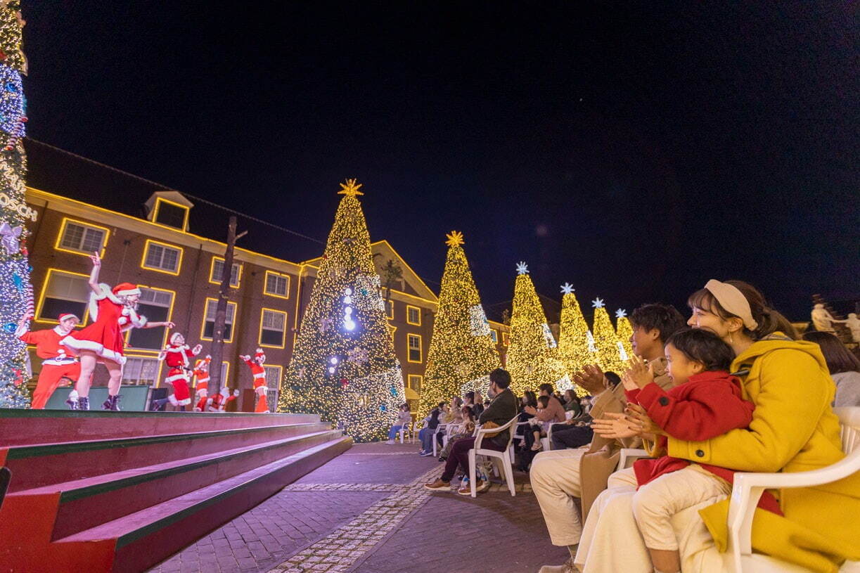 長崎・ハウステンボス「光の街のクリスマス」“白銀”イルミネーションや花火、クリスマスマーケットも｜写真26