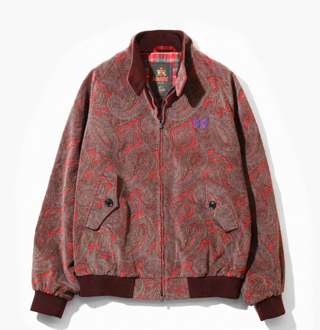 Baracuta G9 コーデュロイハリントンジャケット 42 ペイズリー柄