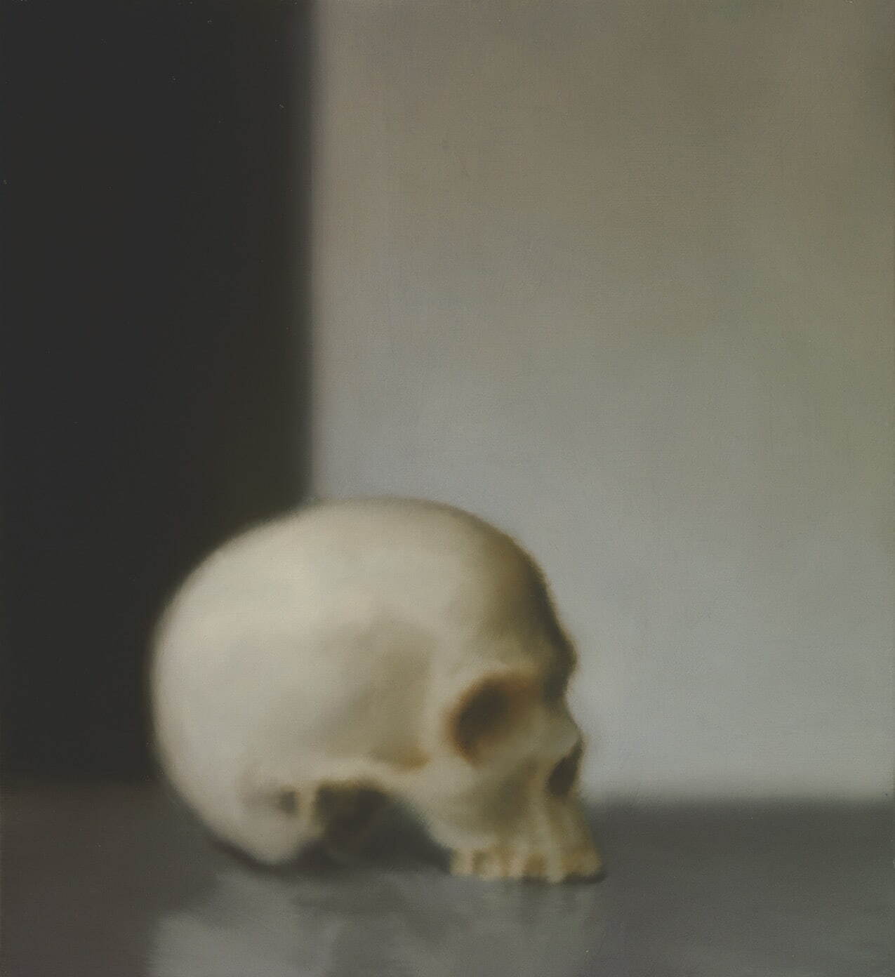 ゲルハルト・リヒター《頭蓋骨(548-1)》1983年　ゲルハルト・リヒター財団